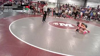 125 lbs Champ. Round 2 - Chloe Ortiz, Burns/Pine Bluffs vs Emma Montgomery, Laramie