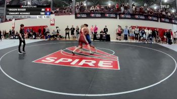 77 kg Semis - Riggin Boger, Jackrabbit Wrestling Club vs Omaury Alvarez, Tar Heel Wrestling Club