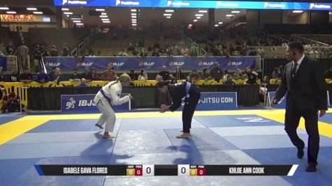 Khloe Ann Cook vs Isabele Gava Flores 2026 Pan Jiu Jitsu IBJJF Championship