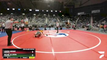 2A-138 lbs 5th Place Match - Richie Allison, Moorcroft vs Jaxon Weske, Cokeville