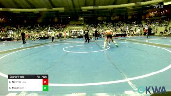 117 lbs Quarterfinal - Avery Newton, Lions Wrestling Academy vs Abbey Miller, Hurricane Wrestling Academy