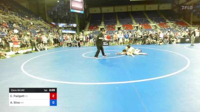 152 lbs Cons 64 #2 - Camden Padgett, Kansas vs Aidin Bina, Massachusetts