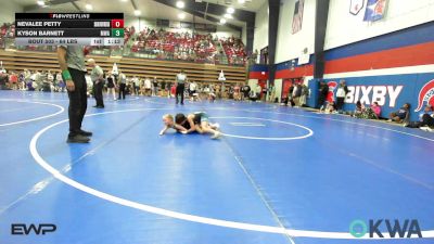 64 lbs Rr Rnd 1 - Nevalee Petty, Skiatook Youth Wrestling vs Kyson Barnett, Morris Wrestling Association