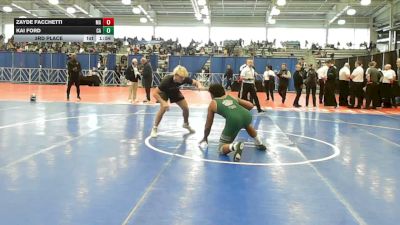 220 lbs 3rd Place - Zayde Facchetti, MA vs Kai Ford, CA