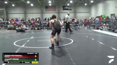 150 lbs Cons. Round 2 - Chance Hogan, Salina vs Josiah Pattangall, Oberlin