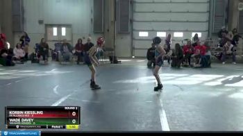 56 lbs Round 2 (8 Team) - Korbin Kiessling, PA Alliance Red vs Wade Davey, Vougars Honors