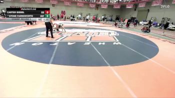 133 lbs Champ. Round 2 - Carter Siebel, Coe vs Stone Farnsworth, Castleton