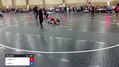 98 lbs Semifinal - Isaac Leota, Hernando Wrestling Club vs Jackson Huff, Lake Gibson