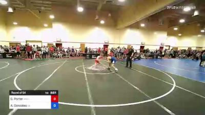 57 kg Round Of 64 - Gable Porter, MWC Wrestling Academy vs Andre Gonzales, California
