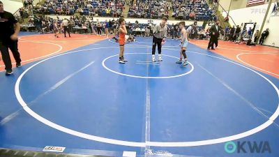 70 lbs Final - Grady Tackett, Collinsville Cardinal Youth Wrestling vs Cayden Crawford, Pawhuska Elks Takedown