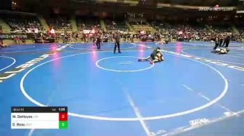 135 lbs 5th Place - Miguel DeHoyos, Valiant Prep vs Damarion Ross, Sebolt Wrestling Academy
