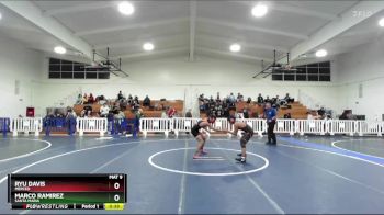 113 lbs Cons. Round 3 - Marco Ramirez, Santa Maria vs Ryu Davis, Merced