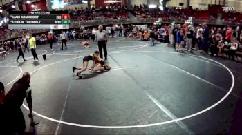 75 lbs Champ. Round 1 - Liam Armagost, Syracuse Mat Club vs Leihum Twombly, Nebraska Elite Wrestling Club