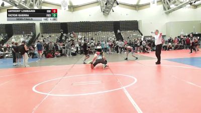 162-H lbs Semifinal - Anthony Lombardi, Rhode Rage Wrestling vs Victor Guerra, Frederick High School