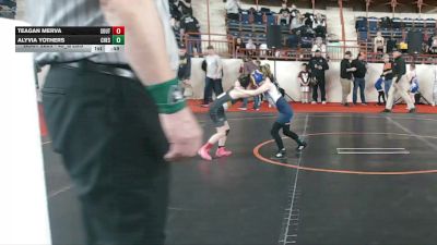 45_G lbs Consi Of 8 #1 - Teagan Merva, Southern Columbia vs Alyvia Yothers, Chestnut Ridge
