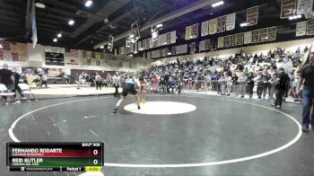 285 lbs Cons. Round 4 - Reid Butler, Corona Del Mar vs Fernando Rodarte, Eleanor Roosevelt