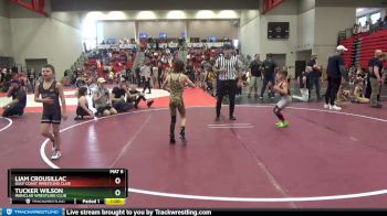 60 lbs Quarterfinal - Liam Crousillac, Gulf Coast Wrestling Club vs Tucker Wilson, Ironclad Wrestling Club