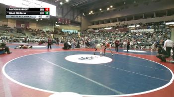 4A 144 lbs 3rd Place Match - Silas McGaha, Robinson vs Payton Burnett, Gravette