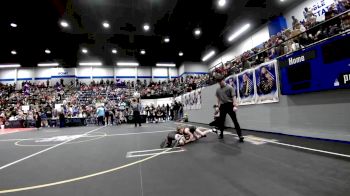 60 lbs Quarterfinal - Clay Blankenship, Mustang Bronco Wrestling Club vs Beau Corby, Elgin Wrestling