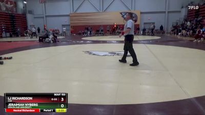 174 lbs Semifinal - Lj Richardson, Coe vs Jeraimiah Nyberg, Graceland University