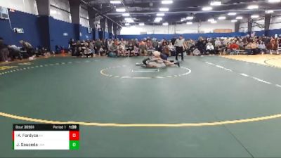 132 lbs Champ. Round 1 - Konnor Fordyce, Kuna Klub vs JohnnyRigo Sauceda, Legacy Wrestling Academy