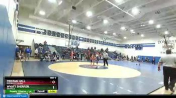 126 lbs Cons. Round 3 - Wyatt Sherrer, Oroville vs Tristan Hall, Republic/Curlew