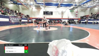 100 lbs Cons. Round 1 - Mya Downs, Stanford (Olympia) vs Vianney Pacheco, DeKalb