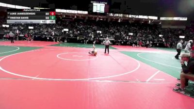 78 lbs Cons. Round 4 - Tristan Davis, BAB1 vs Luke Janieszewski, BKV1