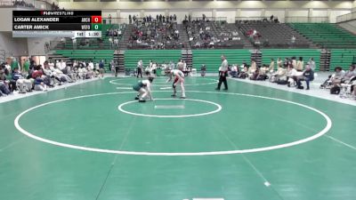 157 lbs 4th Wrestleback (16 Team) - Carter Amick, West Forsyth vs Logan Alexander, Archer