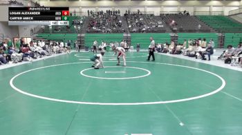 157 lbs 4th Wrestleback (16 Team) - Carter Amick, West Forsyth vs Logan Alexander, Archer