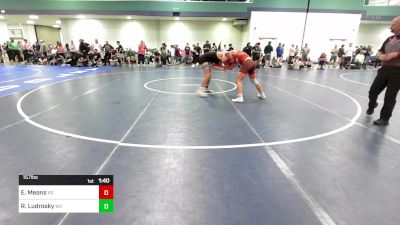 157 lbs Round Of 128 - Elijah Means, KS vs Rider Ludrosky, WV