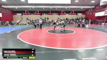 217 lbs Cons. Round 4 - Omar Torres, De La Salle High School vs Max Solorio, Windsor High School