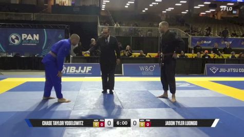 Jason Tyler Luongo vs Chase Taylor Yoselowitz 2026 Pan Jiu Jitsu IBJJF Championship