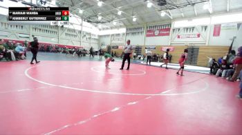 120 lbs Cons. Round 2 - Mariam Wahba, American vs Kimberly Gutierrez, Castro Valley