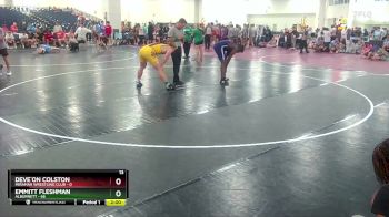 215 lbs Round 1 (10 Team) - Emmitt Fleshman, Alburnett vs Deve`On Colston, Miramar Wrestling Club