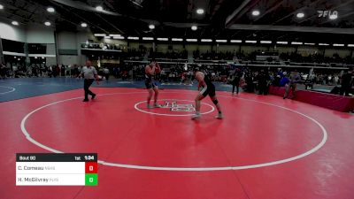 220 lbs Round Of 32 - Connor Comeau, Nashua South vs Heath McGilvray, Plymouth South