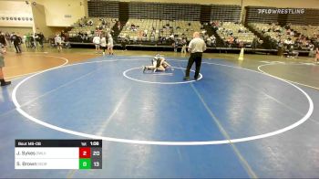 101 lbs Quarterfinal - Josiah Sykes, Dire Wolves vs Shaun Brown, Scorpions MS Elite