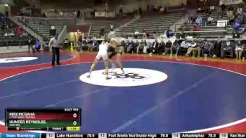 6A 160 lbs 3rd Place Match - Hunter Reynolds, Har-Ber vs Max Mcgaha, Little Rock Central