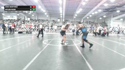 285 lbs Round Of 64 - Jose Martinez, CO vs Jaylen Rose, CT