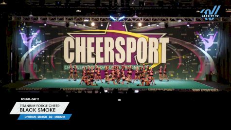 Titanium Force Cheer - Black Smoke [2025 L4 Senior - D2 - Medium Day 2] 2025 CHEERSPORT National All Star Cheerleading Championship