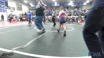 52 lbs Consi Of 8 #2 - Kenadee Wheeler, Grove Takedown Club vs Colton Murrell, Team Tulsa Wrestling Club