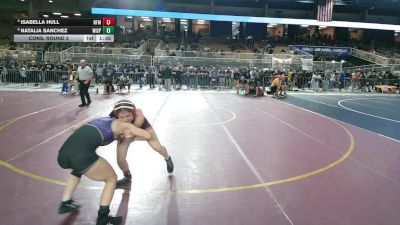 115 lbs Cons. Round 3 - Isabella Hull, North Ft Myers vs Natalia Sanchez, Winter Springs