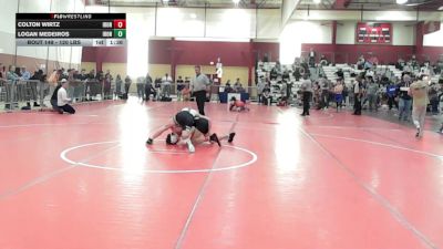 120 lbs Round Of 16 - Colton Wirtz, Iron Faith, Warwick RI And Toll Gate High School, Warwick RI vs Logan Medeiros, Iron Faith