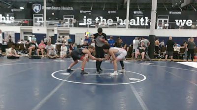 140 lbs Rr Rnd 2 - Jesse Bixby, Mat Assassins Silver - HSC vs Zane Crouse, TNWC Silver Fox - HSC
