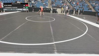 149 lbs Champ. Round 2 - Ryan Rider, Grand View (Iowa) vs Channing Porter, Arizona Christian University