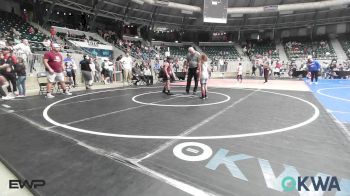 83 lbs Final - Katelee Cole, Tulsa Blue T Panthers vs Dallin Swan, IRONMEN Wrestling Club