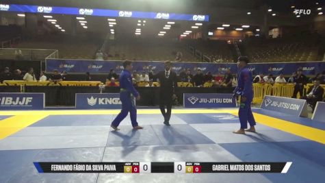Fernando Fábio Da Silva Paiva vs Gabriel Matos Dos Santos 2026 Pan Jiu Jitsu IBJJF Championship