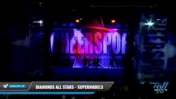 Diamonds All Stars - Supermodels [2021 L3 Junior - Medium - B Day 2] 2021 CHEERSPORT National Cheerleading Championship