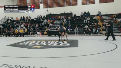 124 lbs Cons. Semi - Amelia Adams, Wisconsin Stevens Point vs Mya Delleree, Wisconsin - Oshkosh