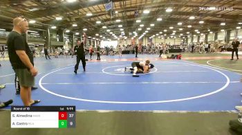 154 lbs Round Of 16 - Duke Martin, Mat Assassins vs Aiden Castro, PA Alliance Blue